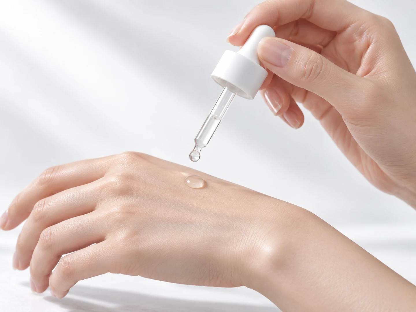 Serive serum texture on skin